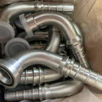 87393 90°SAE法兰3000PSI CODE 61 ISO 12151-3-SAE J516液压90度海法兰